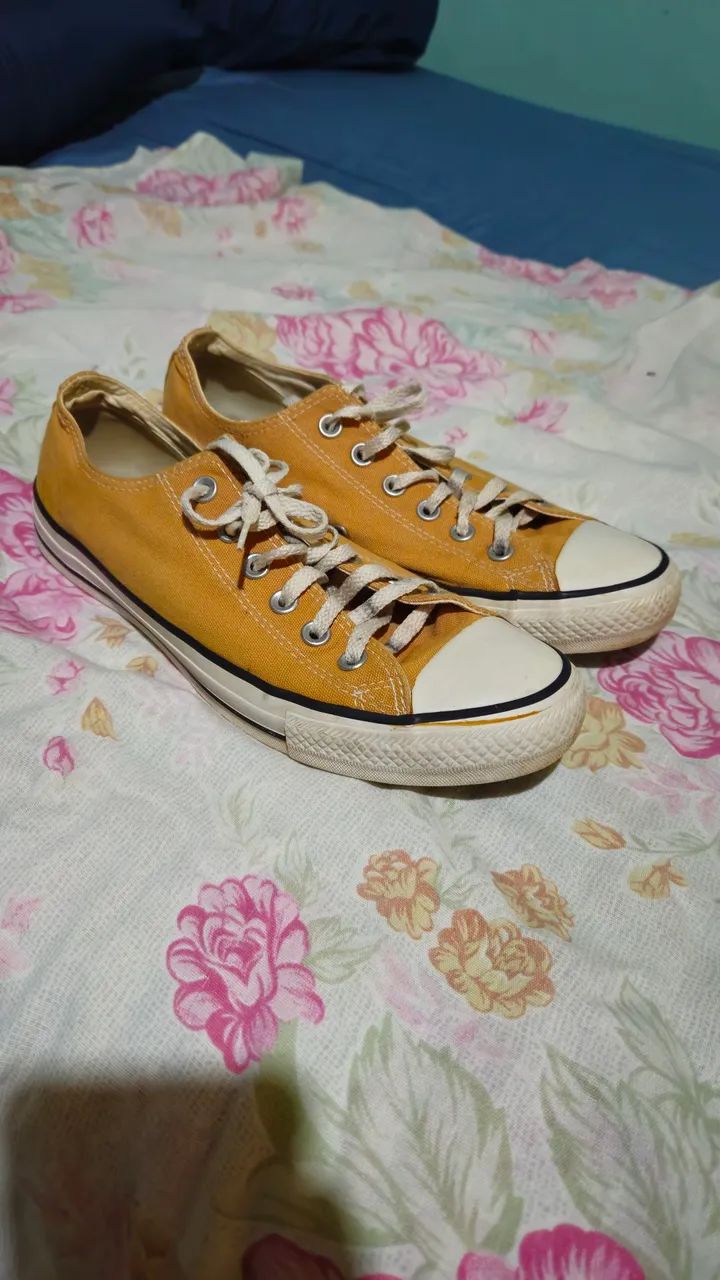Tênis Converse All Star Amarelo 39 - Foto 3