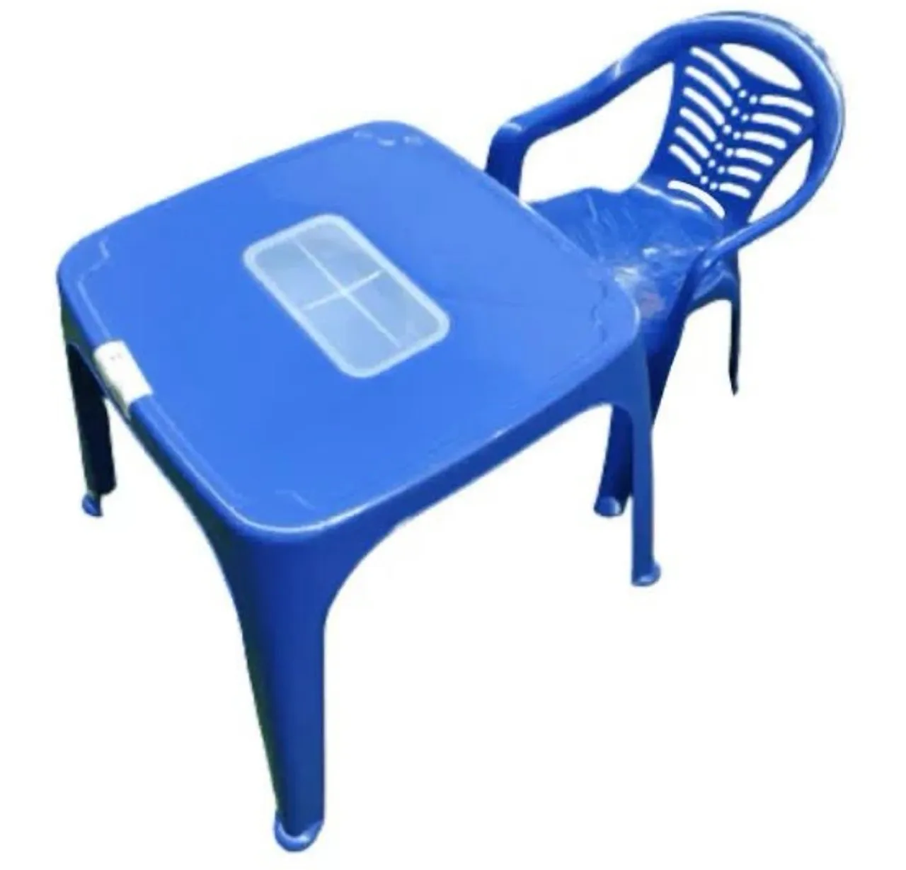 Conjunto Mesa e Cadeira Infantil Azul