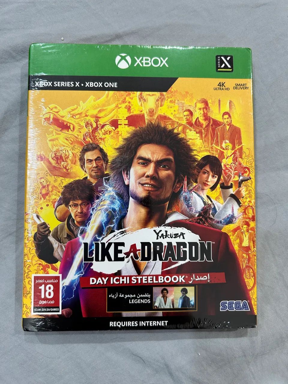 Yakuza Like a Dragon Day Ich Steelbox Xbox One Series Lacrado