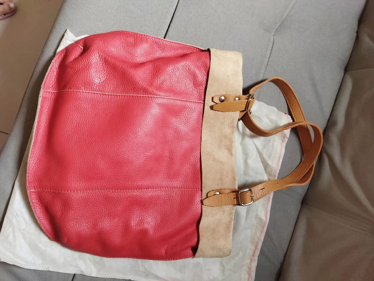 Bolsa Em couro Soulier - Foto 2