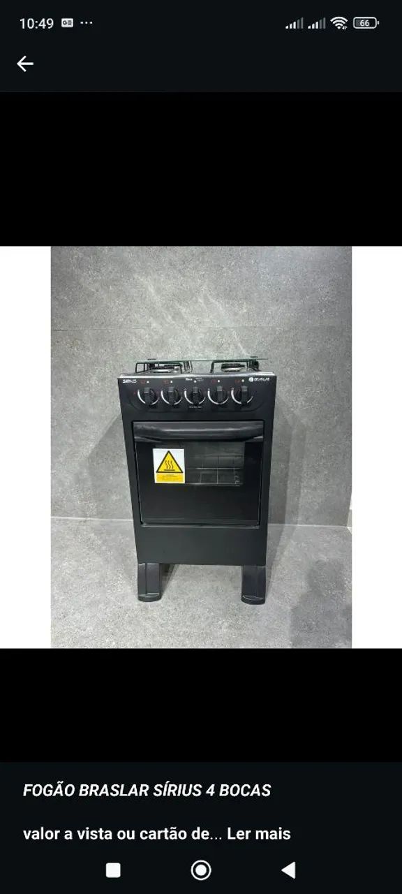 VENDO FOGÃO 4 BOCAS INOX NOVO DE FÁBRICA ENTREGAMOS PARA TODO DF E ENTORNO  - Foto 2