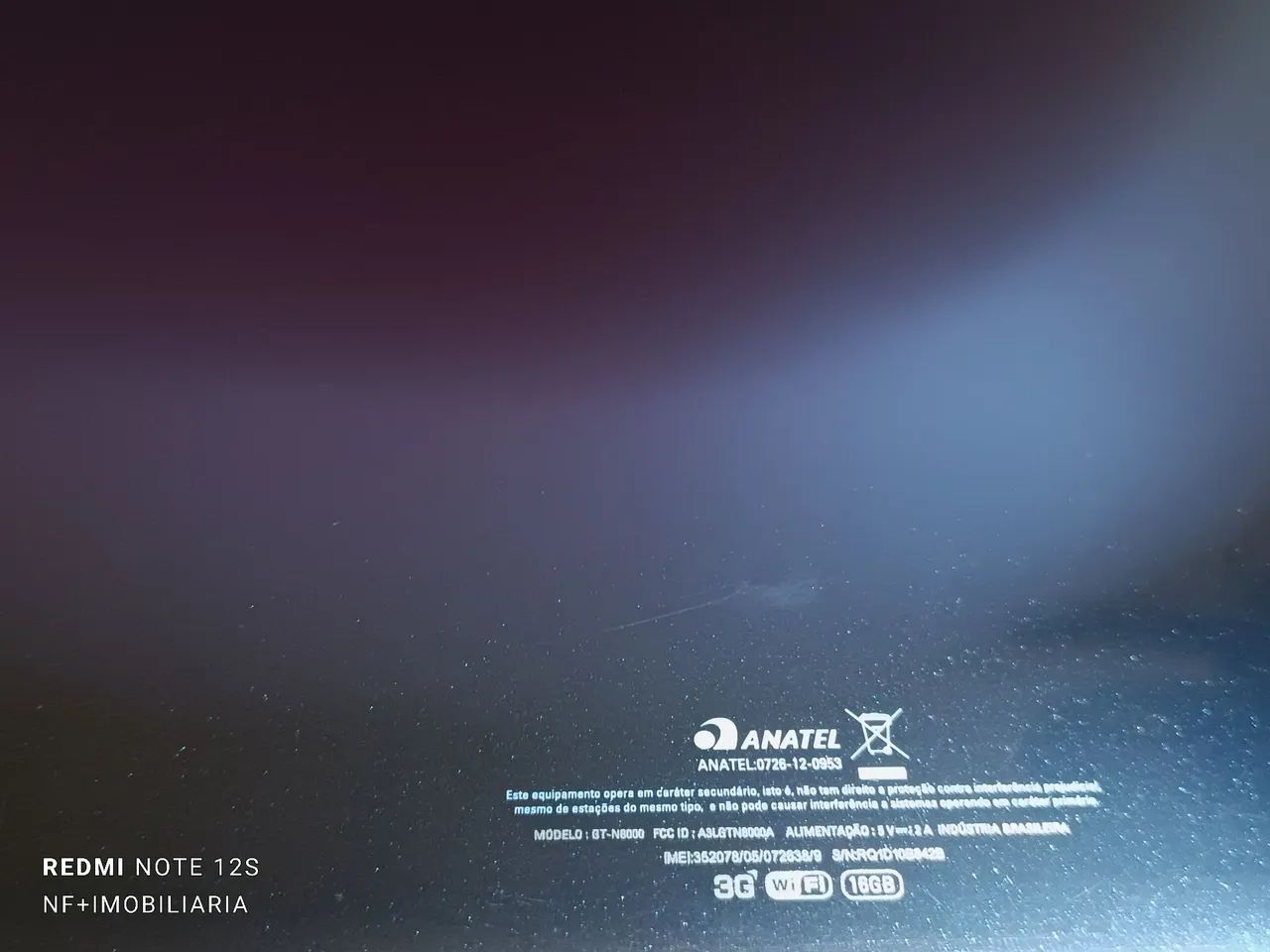 Tablet Samsung GT-N8000 - Defeito Tela Descolada  - Foto 2