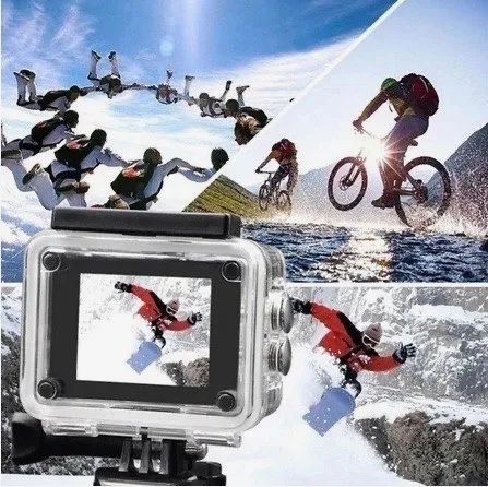 Mini Câmera de Ação 4k Portátil Wi-Fi Impermeável 30 mts - Esporte, Bike, Capacete - Foto 4