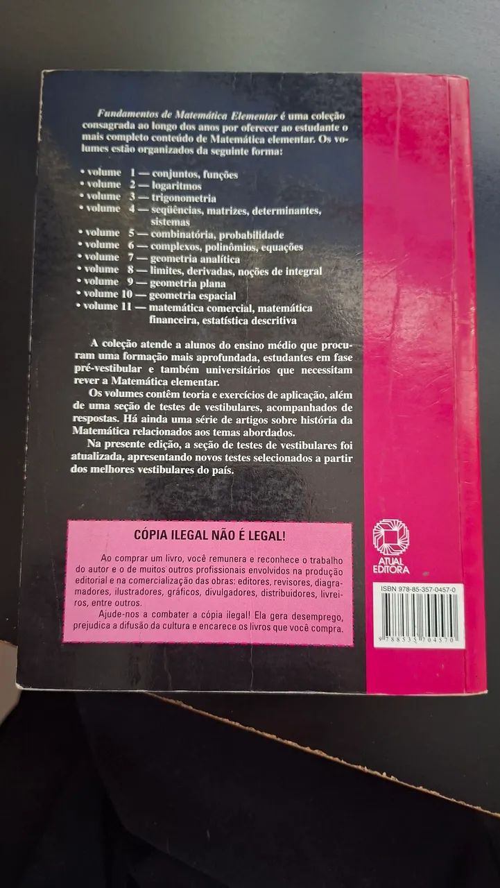 FME: Fundamentos da matemática elementar volume 3 - Foto 2