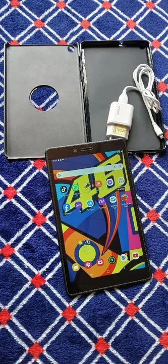 Galaxy Tab A 8.0 Tablet Samsung 32Gbs Wi-Fi pelicula capa e Carregador - Foto 2