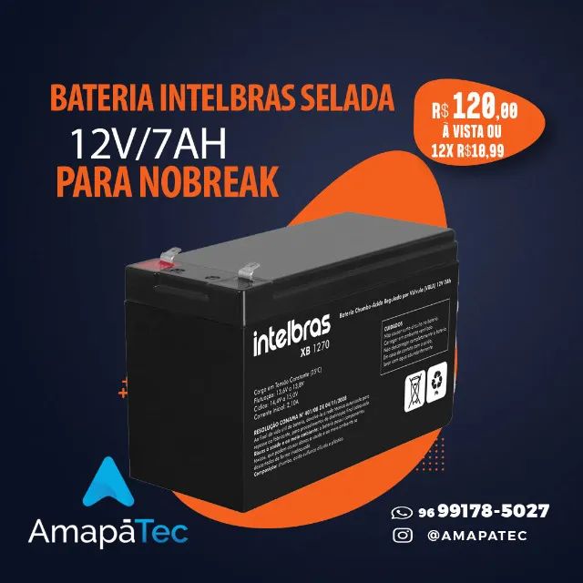 Bateria Intelbras 12V 7AH