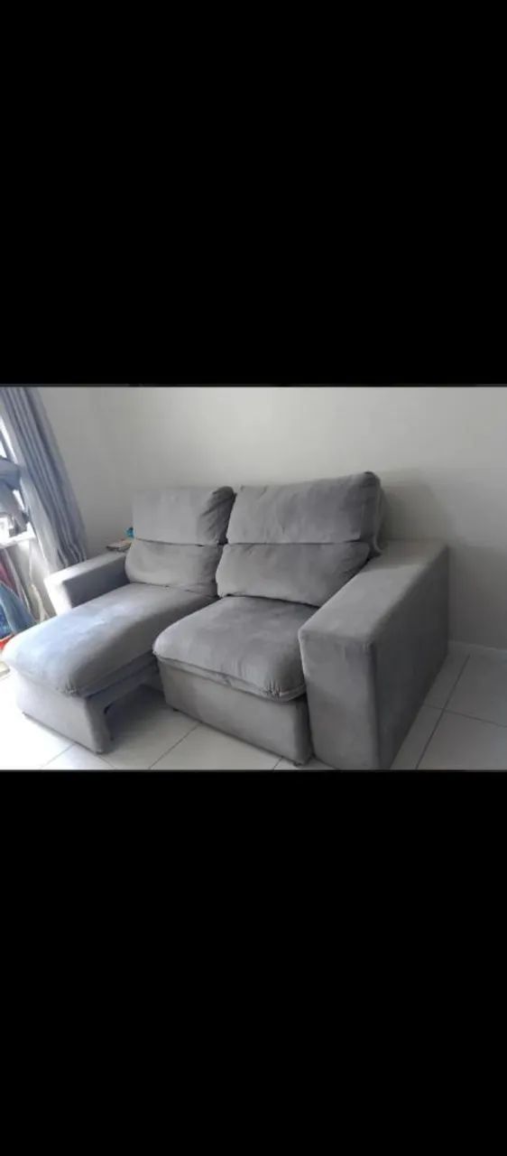 Sofá retrátil com mola ensacada  - Foto 2