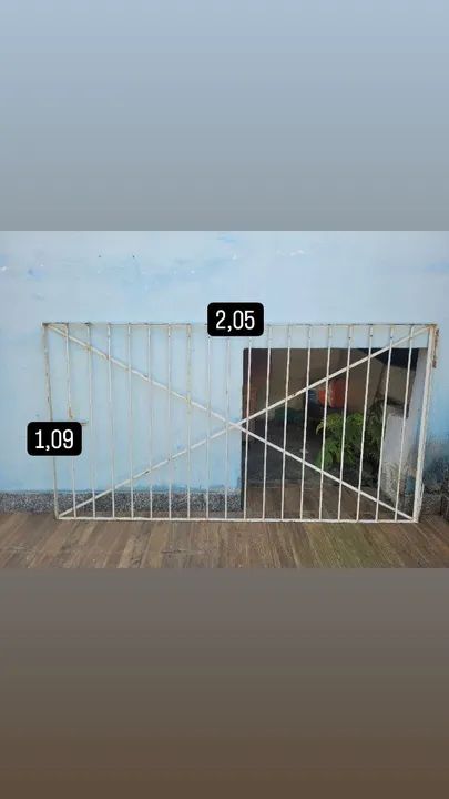 Portão tipo grade