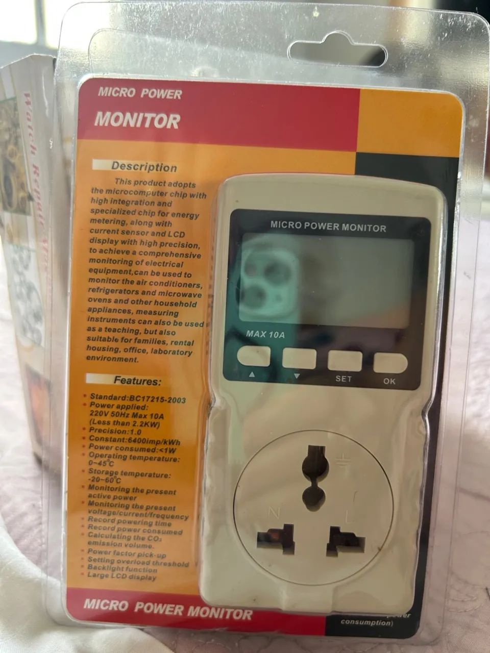 Medidor de Consumo de Energia - Micro Power Monitor - Foto 3