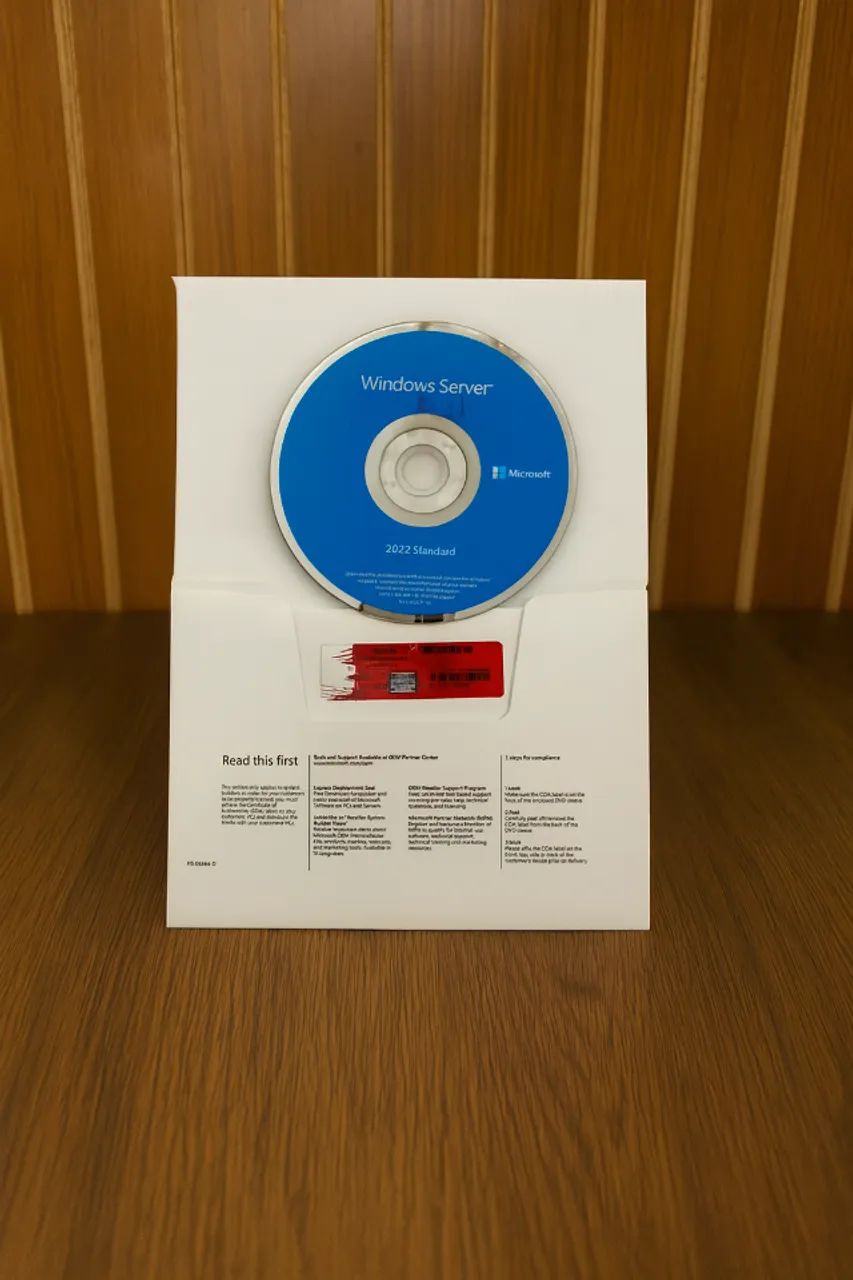 Windows Server 2022 Standard DVD Mídia Física Original Lacrado | Nota Fiscal - Foto 2
