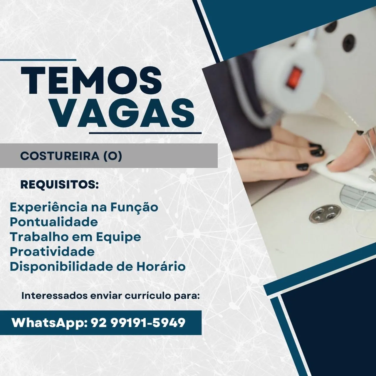 VAGA DE EMPREGO