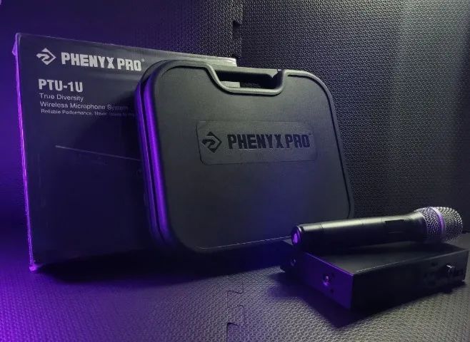 Microfone Profissional Phenyx Pro Sem Fio - Ptu-1u - Novo, na Caixa, Lacrado!