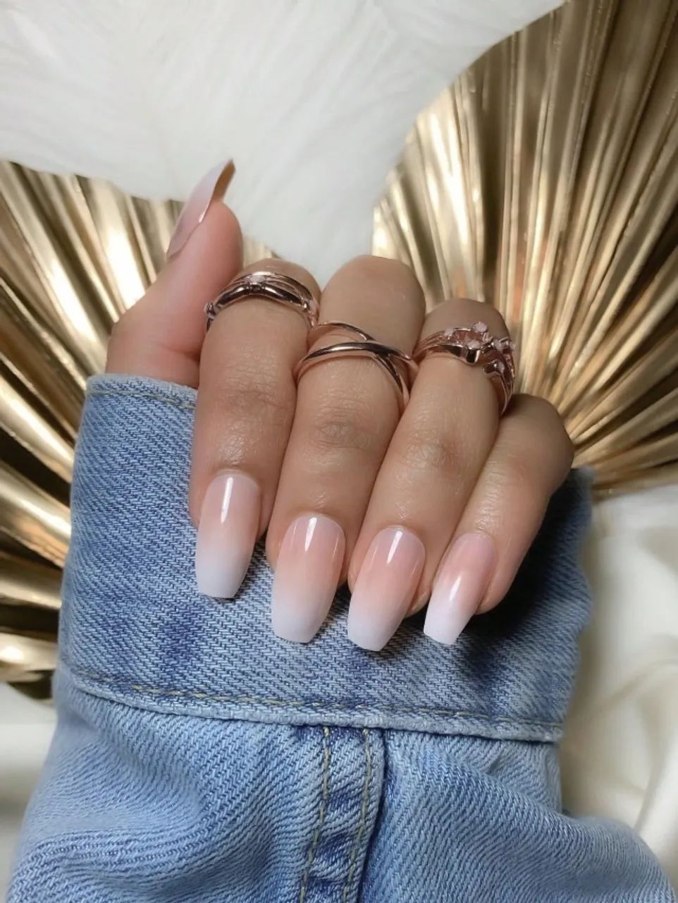 24 peças Unhas Postiças + Cola Transparente + Lixa de Unha  - Foto 3