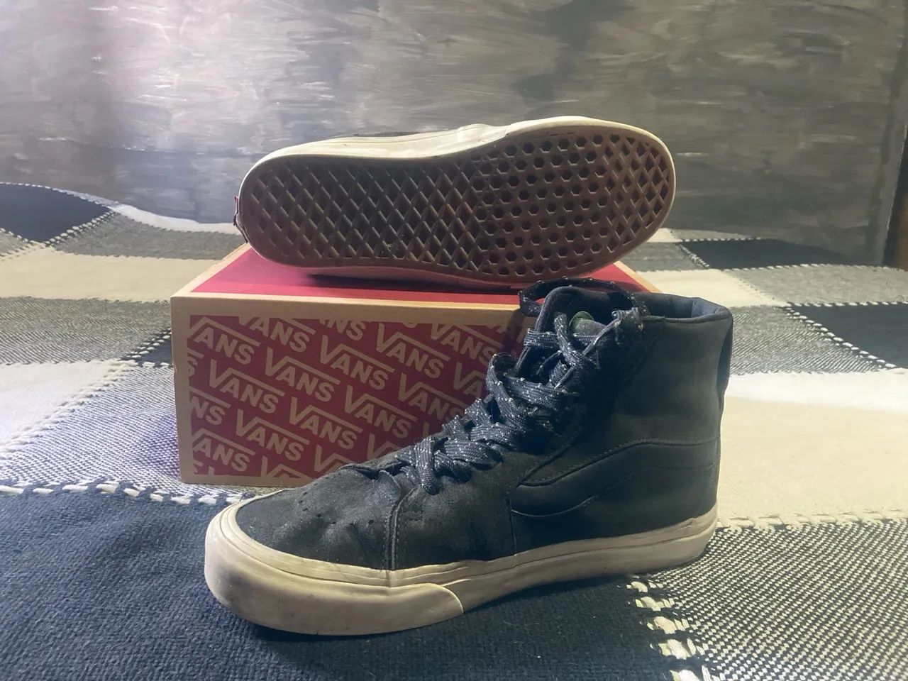 Tênis Vans Sk8-Hi Oliva escuro - Foto 3