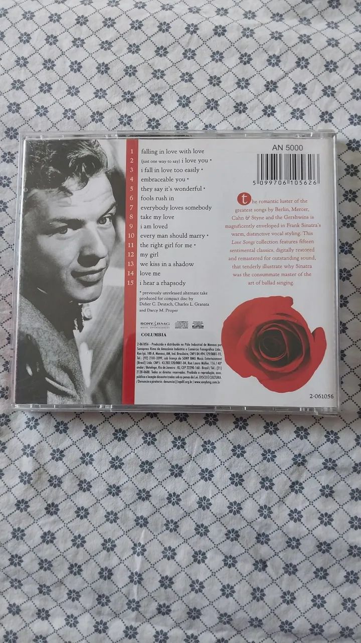 Cd Frank Sinatra Love songs - Foto 3