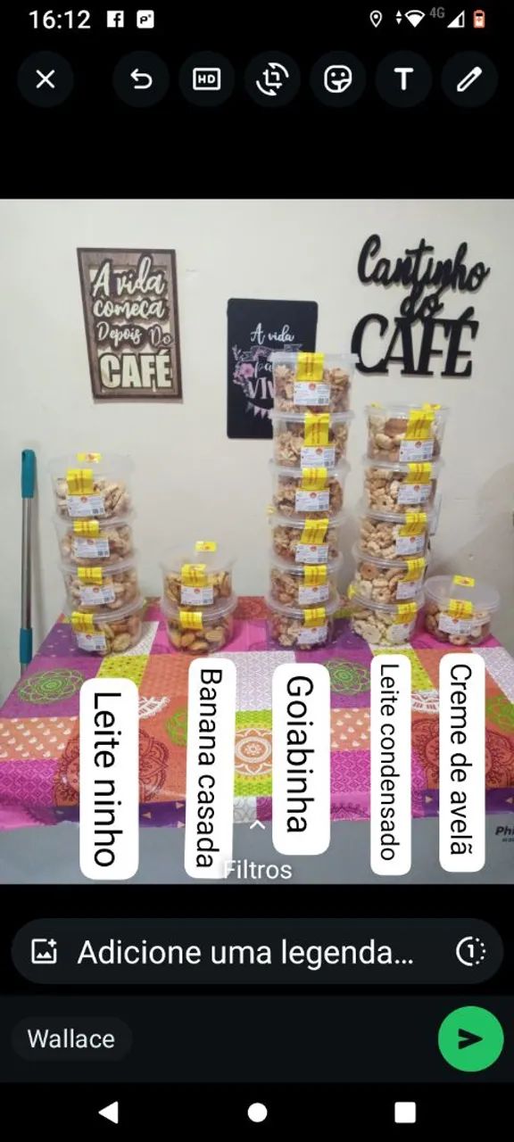 Biscoitos caseiros para sua mesa!