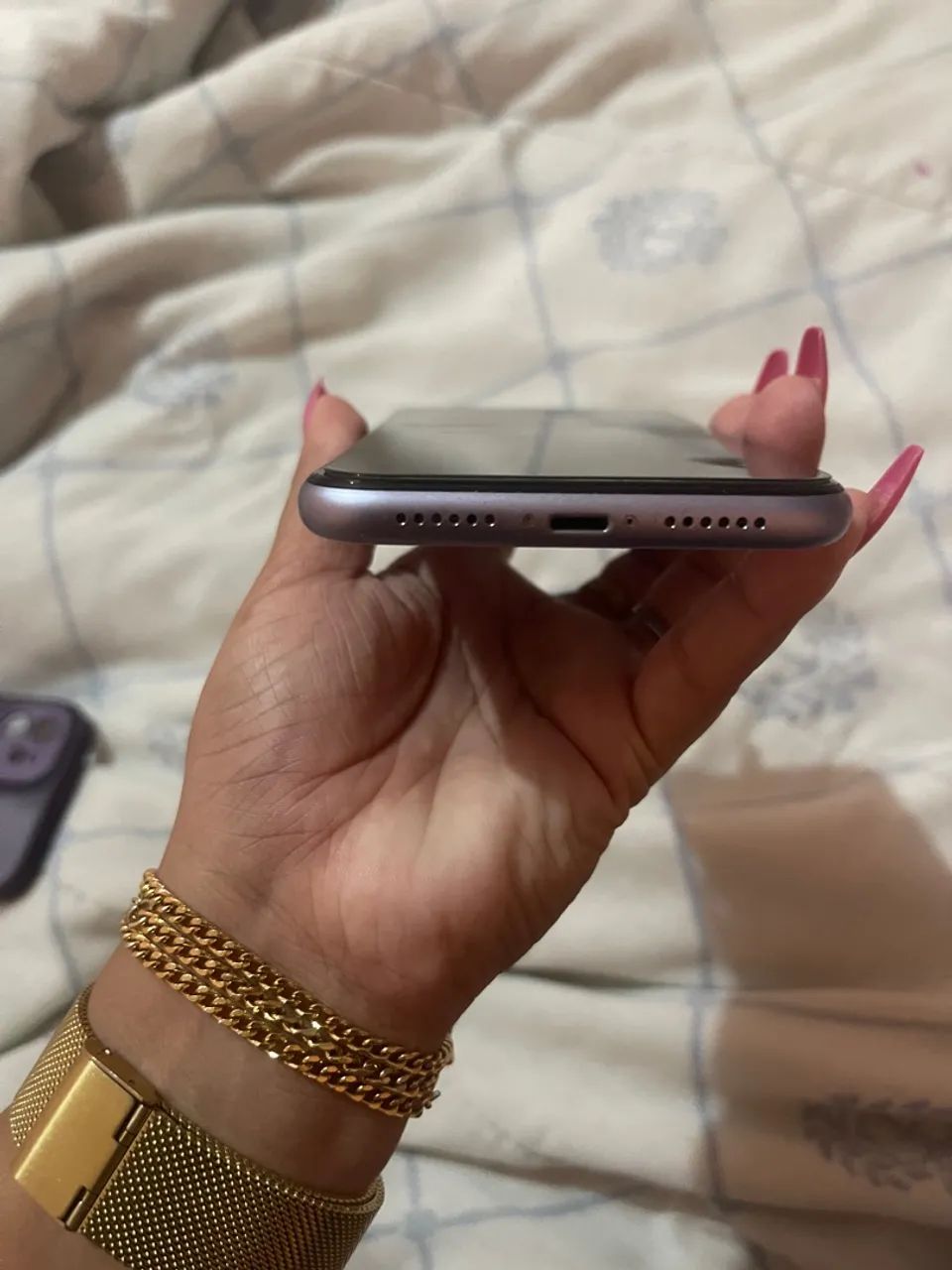 Vendo IPhone 11 64GB Lilás  - Foto 4
