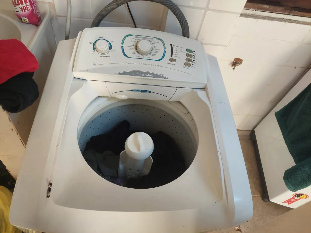 Máquina de Lavar Electrolux 15kg LT15F Turbo Capacidade 12kg