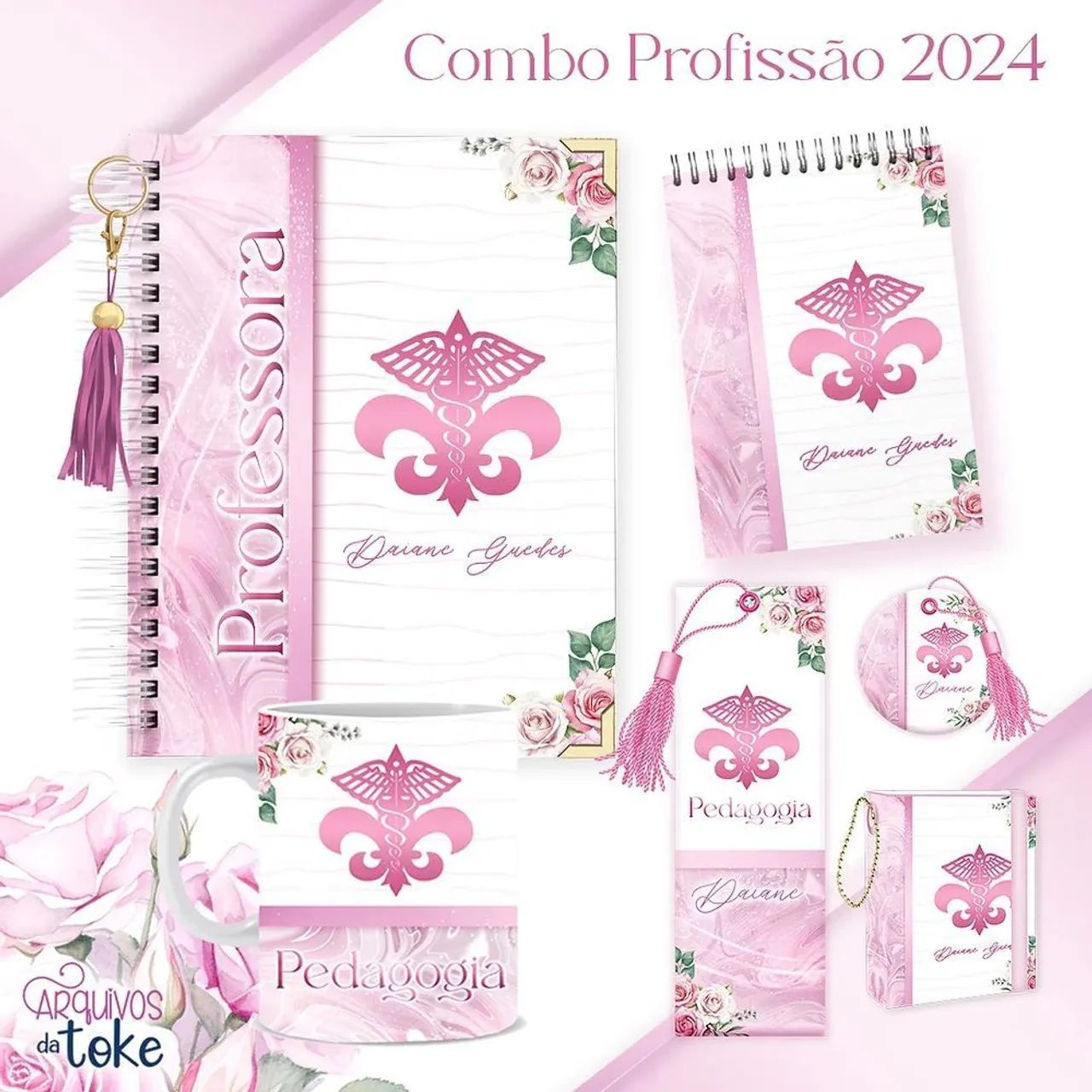 Kit Pedagoga - Caderno, Caneca e Mais!