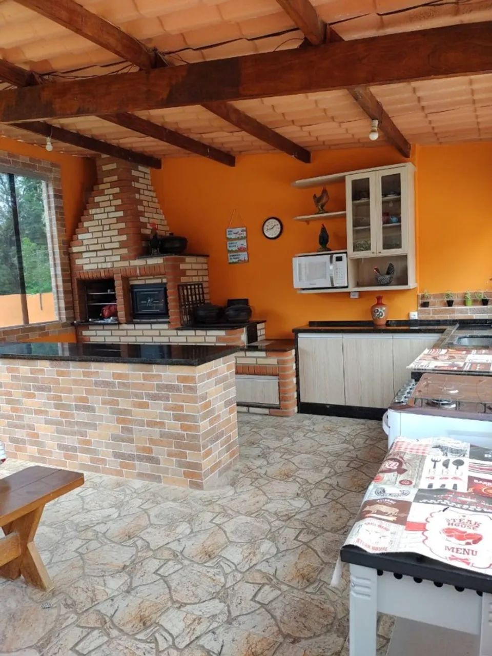 Chácara com Piscina Churrasqueira, Forno, Fogão a Lenha, Sinuca, Pebolim, Karaokê, Quadra - Foto 9