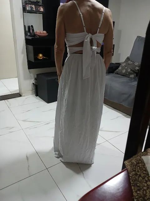 Vestido Branco Longo - Foto 3