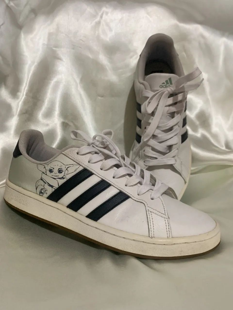 Grand Court Adidas Shoes Mandalorian Tênis Adidas Grand Court