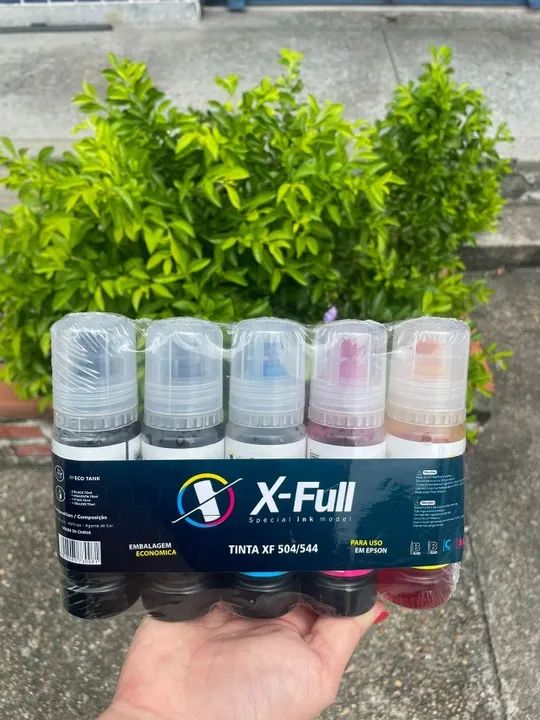 Kit 05 UN de tinta Epson compatível 504/544 