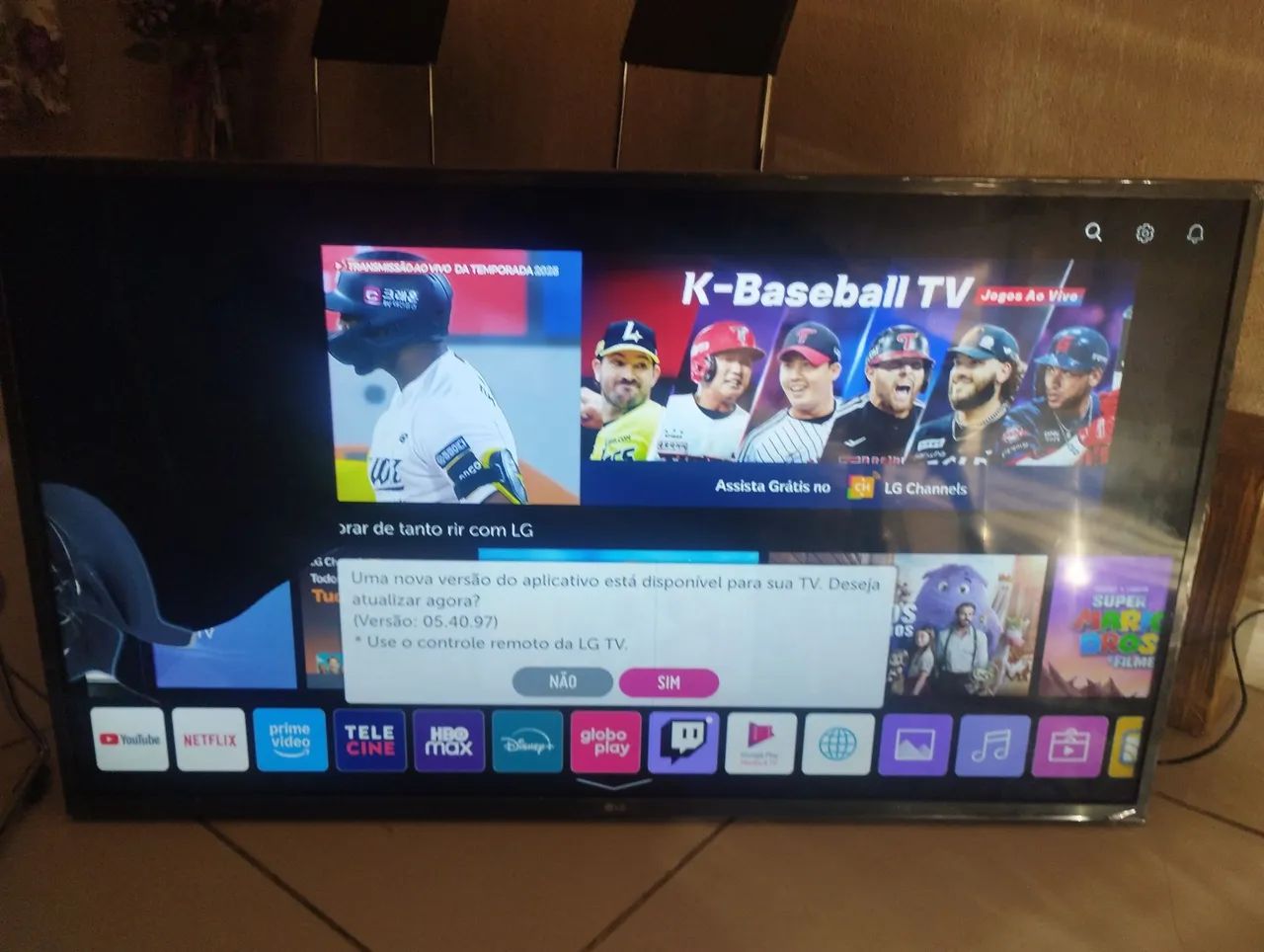 TV LG - Smart TV defeito tela