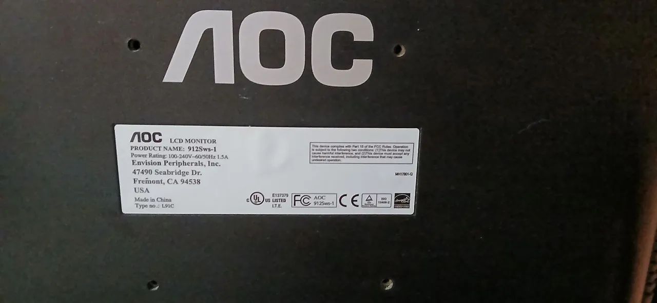 Monitor AOC LCD 17 polegadas - Foto 3