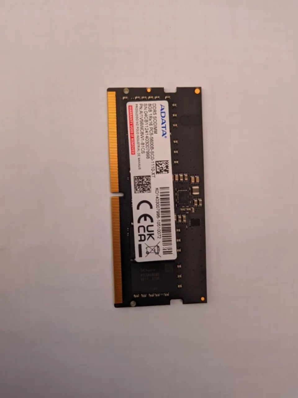 Memória DDR5 8Gb-4800hz SO-DIMM
