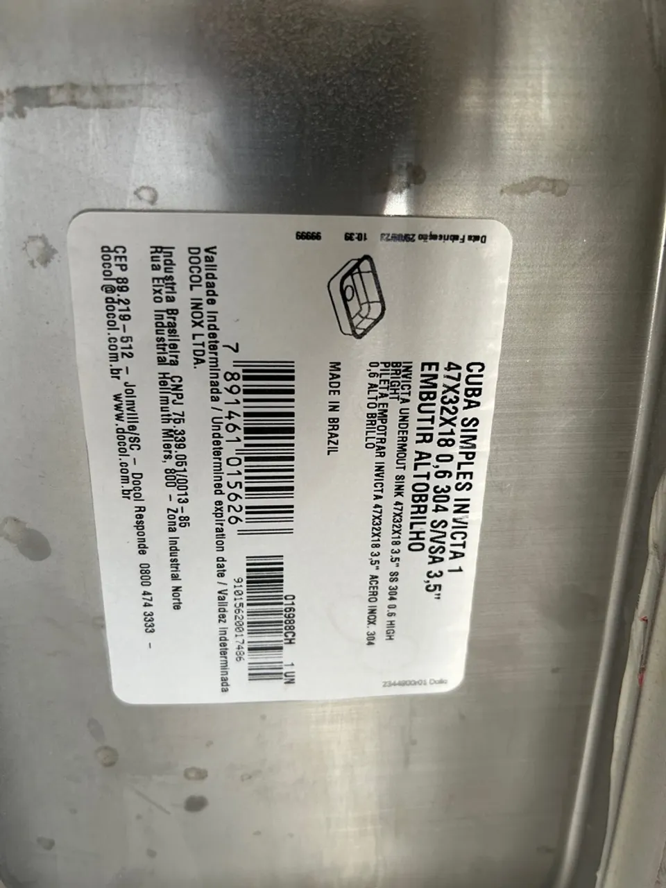 Vendo Pia de Cozinha Usada