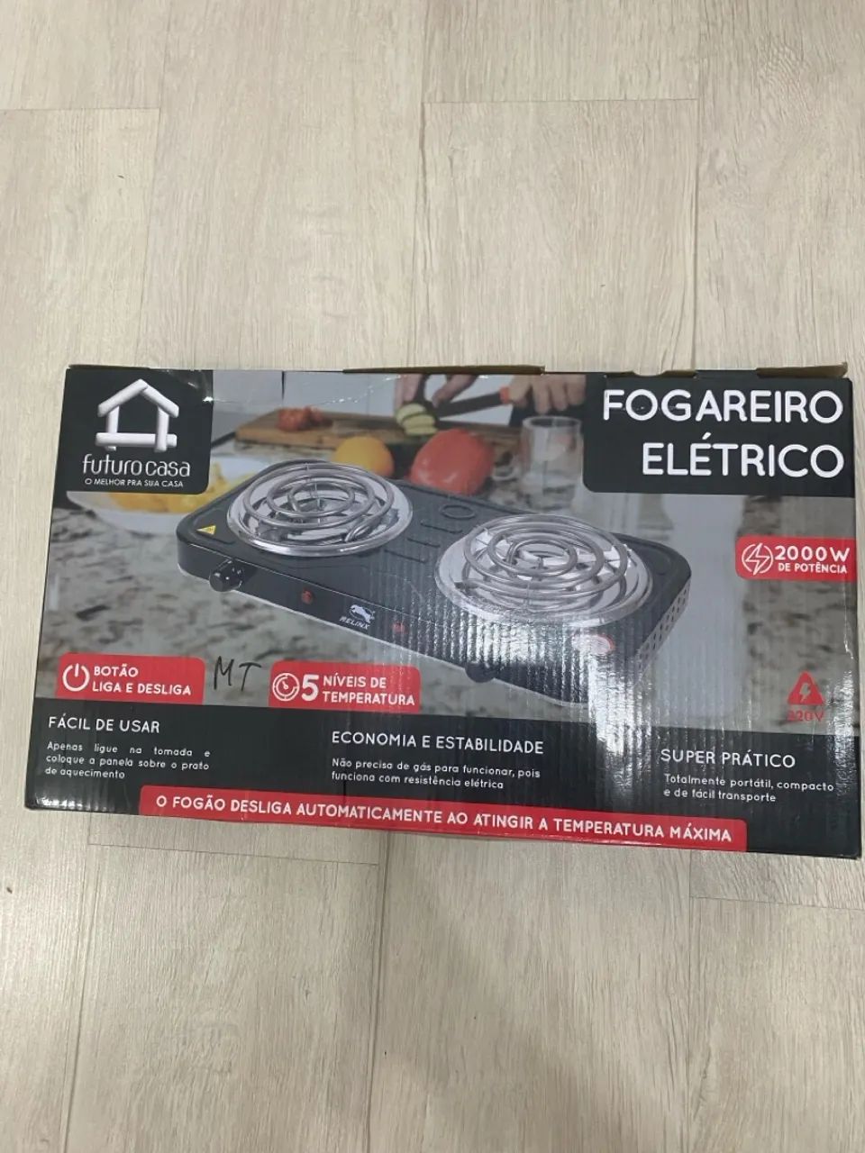 Cooktop Elétrico 2 Bocas - Foto 2