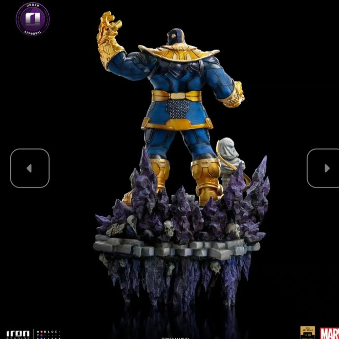 Diorama Thanos Deluxe Iron Studios Infinity Gauntlet - Foto 4