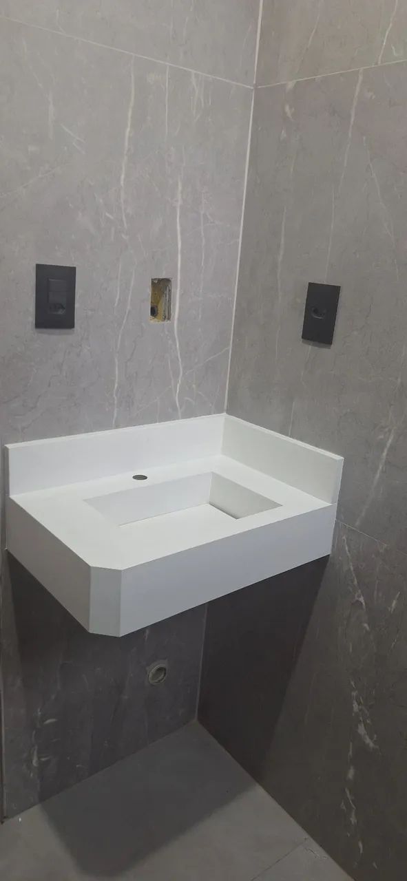 Lavatorio de porcelanato 