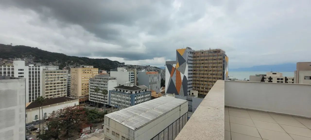 Andar/Sala comercial com vista mar e 2 vagas para locação no Centro de Florianópolis. - Foto 13
