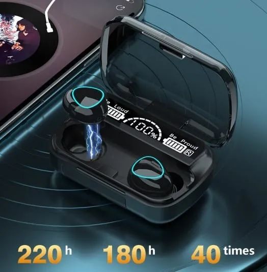 Fones de ouvido M10, Display Touch Control - Foto 3