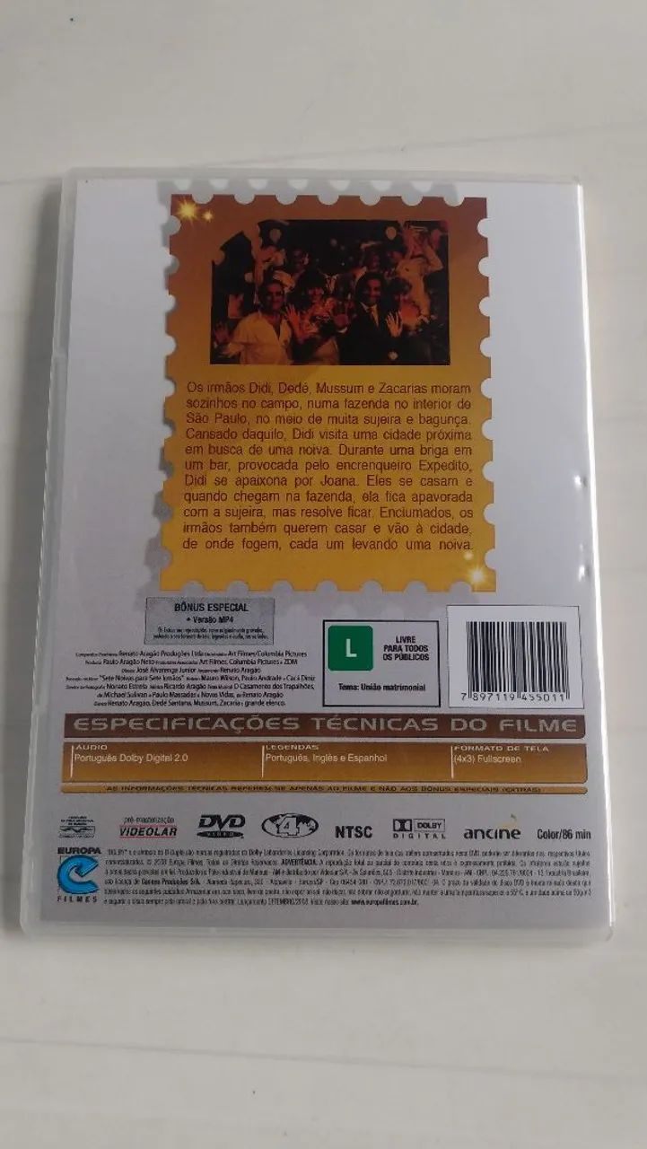 DVD original o casamento dos trapalhões  - Foto 2