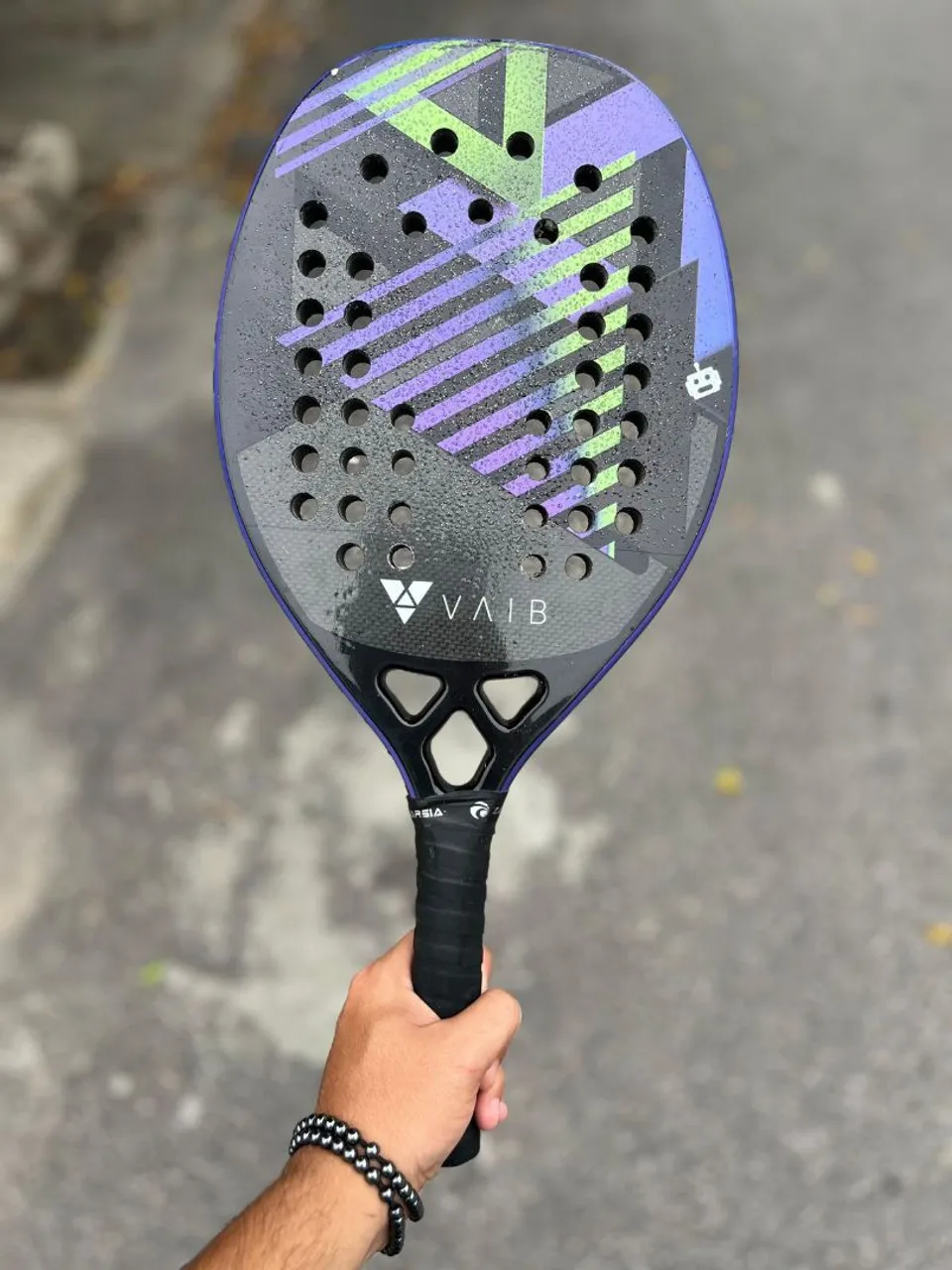 Raquete de Beach tennis 3k com tratamento e capa protetora