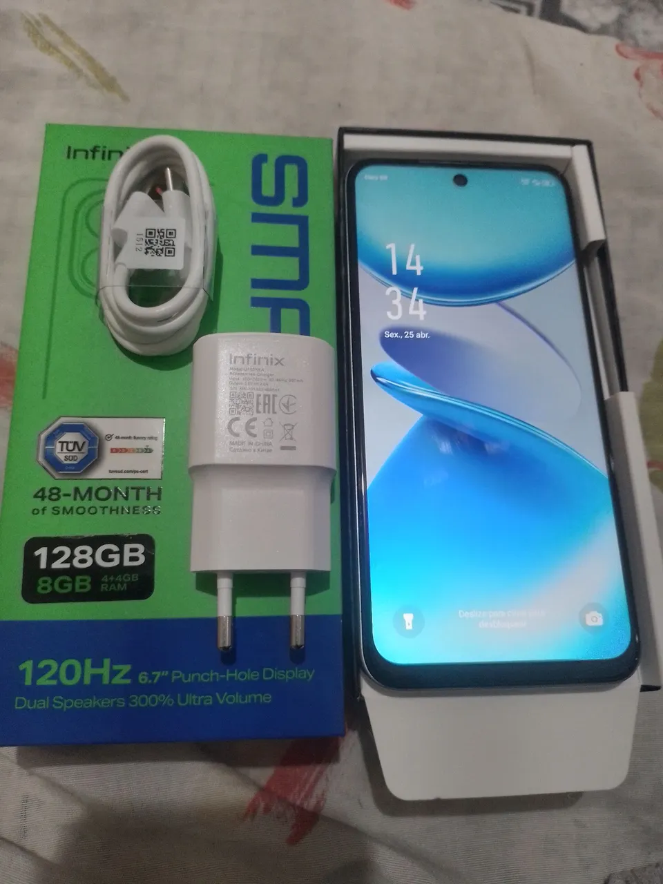 Infinix Smart 8 - Novo! 128GB - 8GB RAM