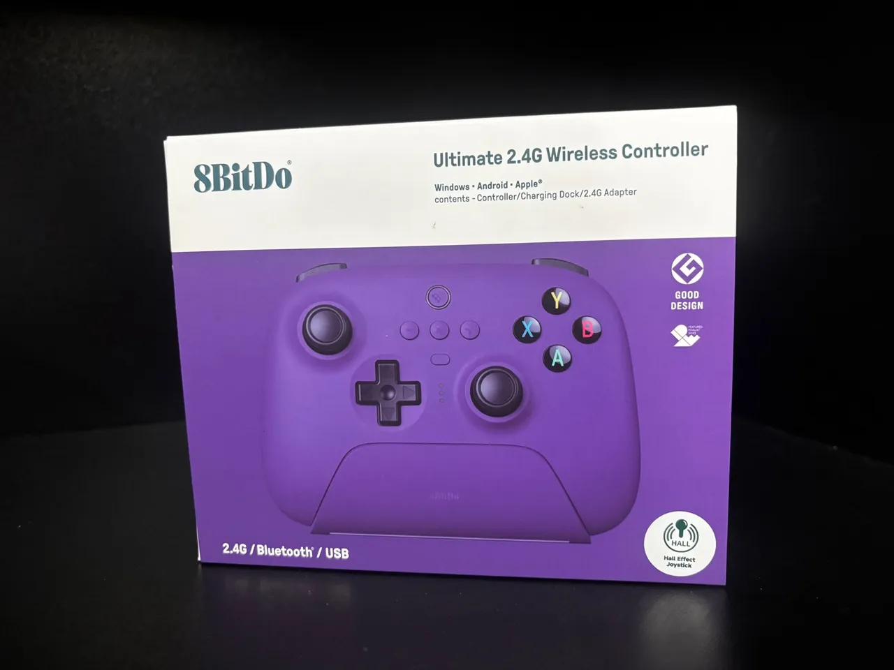 Controle 8BitDo Ultimate 2.4G Wireless Roxo