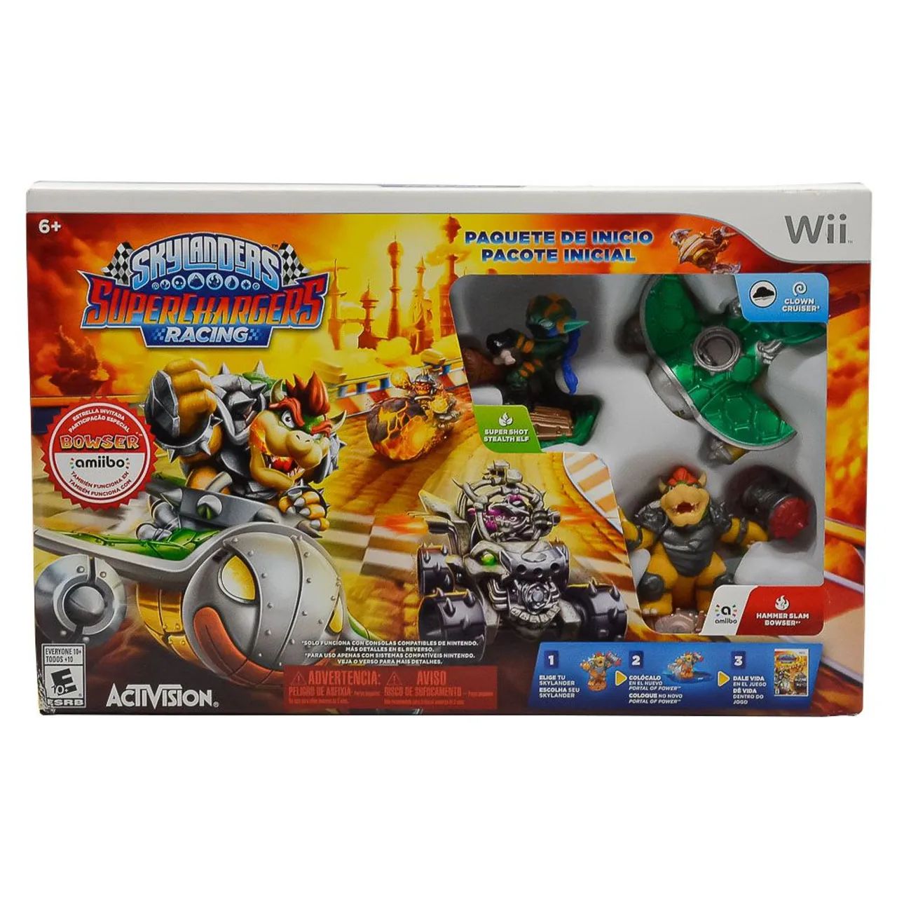 Kit skylander bowser amiibo lacrado 