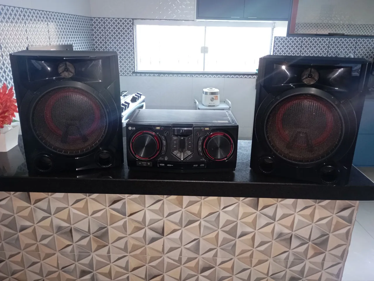 Mini System LG Potente com Iluminação 800w