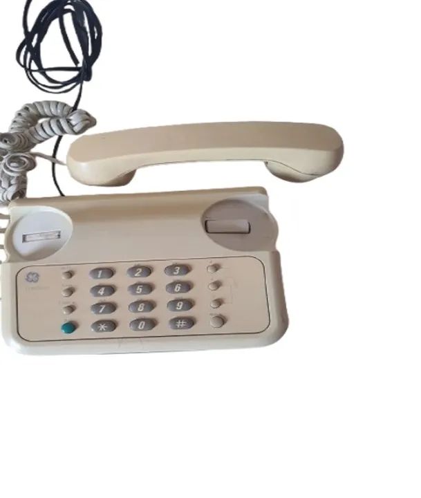 Telefone com Fio GE 2-9230A Memória 12 Números Antigo Retrô Vintage Funcionando - Foto 5