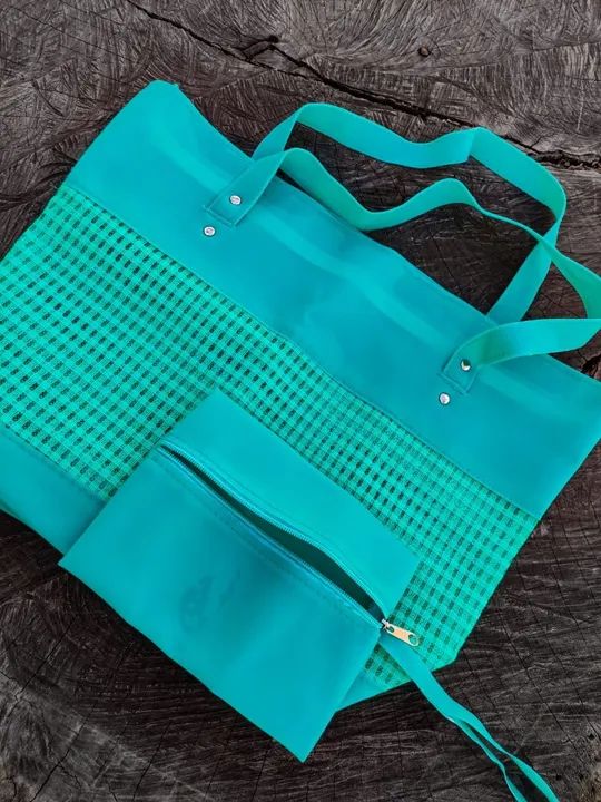 Kit Bolsa de Silicone para Praia ou Piscina - Foto 4