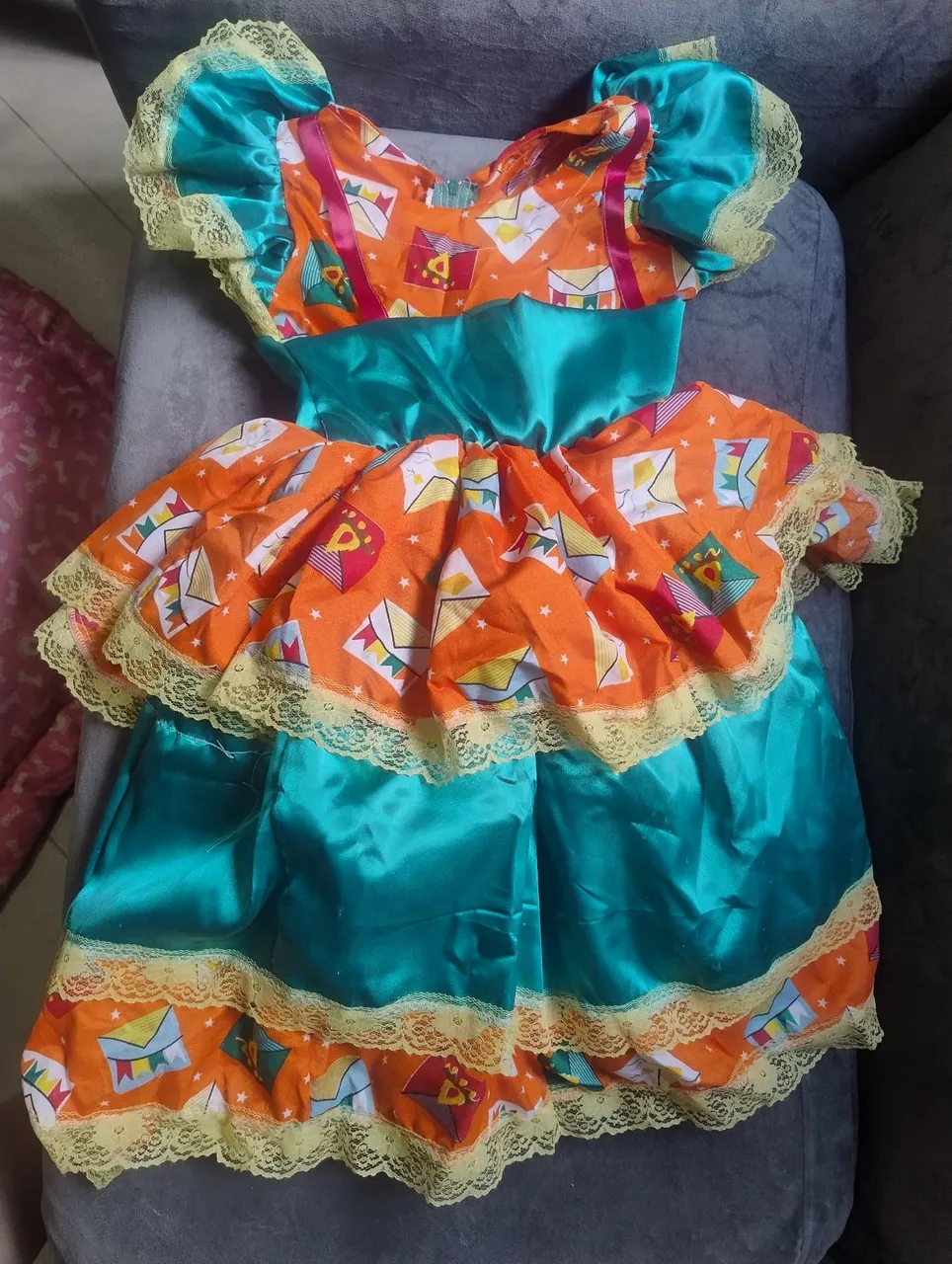 Vestido Festa Junina Infantil