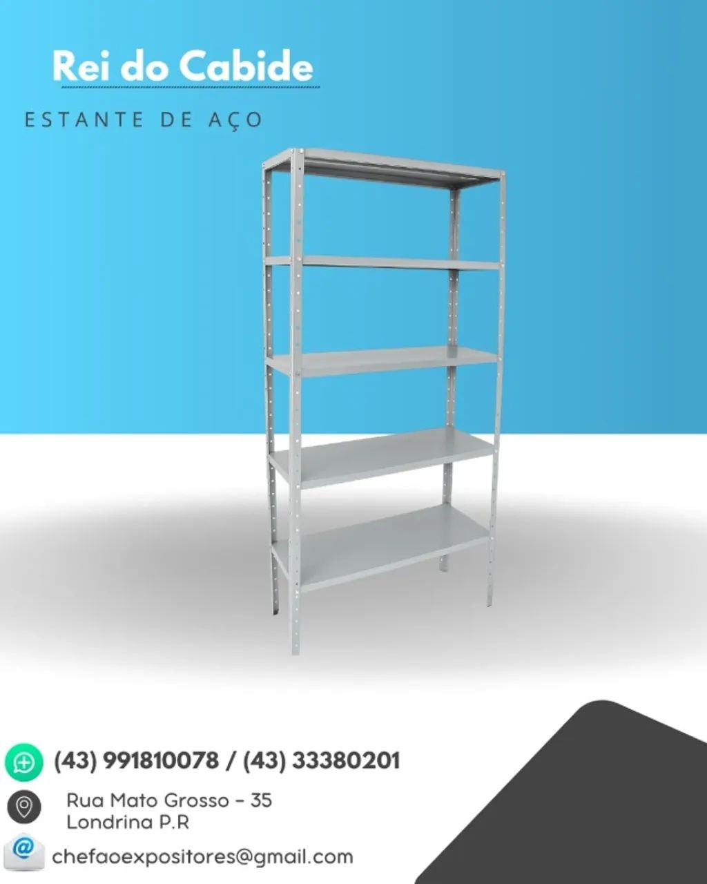 ESTANTE DE AÇO