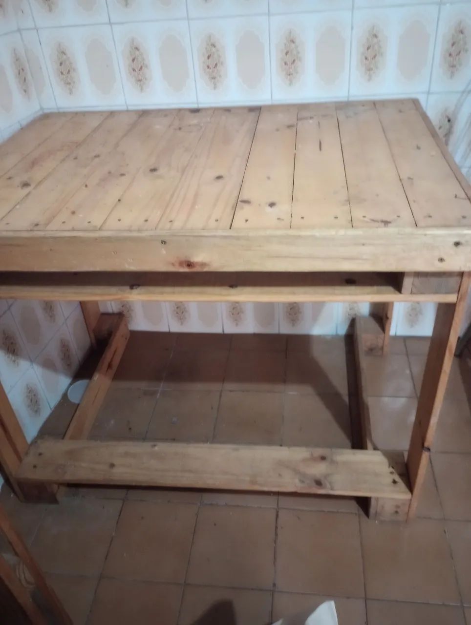 Mesa de madeira rústica - Foto 5