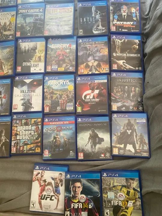 Lote de 40 jogos PS4 - Diversos gêneros e condições - Foto 6