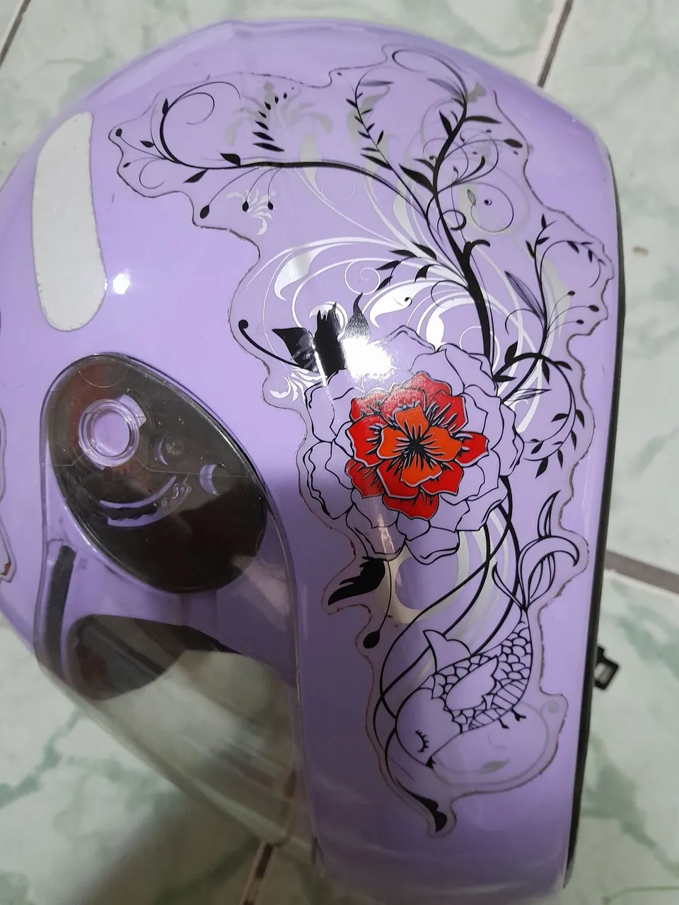 Capacete rose n58 aceito proposta 