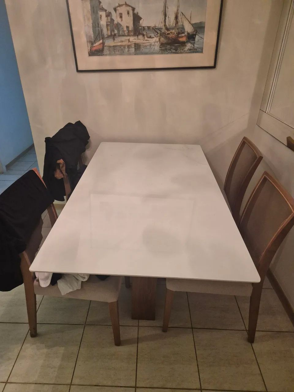Conjunto de mesa + 4 cadeiras (CasaShopping)  - Foto 2